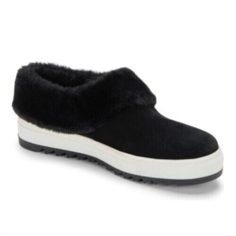 BLONDO Women‎ Suri Waterproof Slip-on Sneaker In Black Suede 5.5